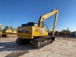 Back corner of used Komatsu